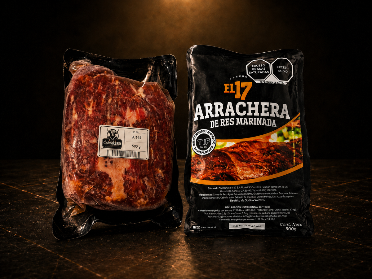 Foto real de Arrachera Inside 0,5 kg - AI164 - Casa Carnicero