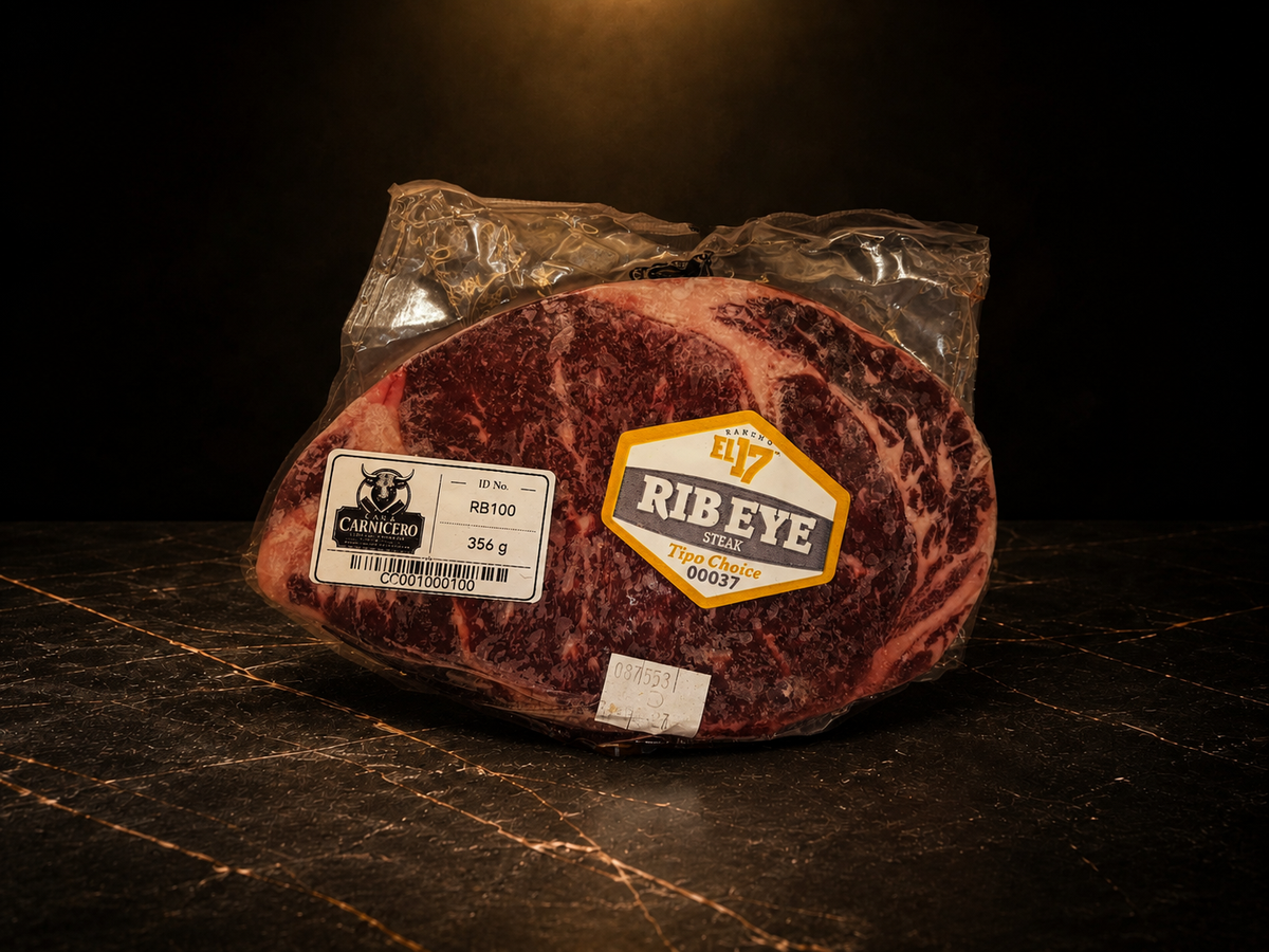 Foto real de Rib Eye 0,356 kg - RB100 - Casa Carnicero