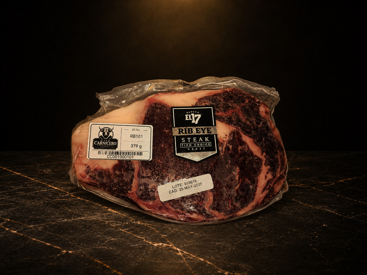 Foto real de Rib Eye 0,379 kg - RB101 - Casa Carnicero