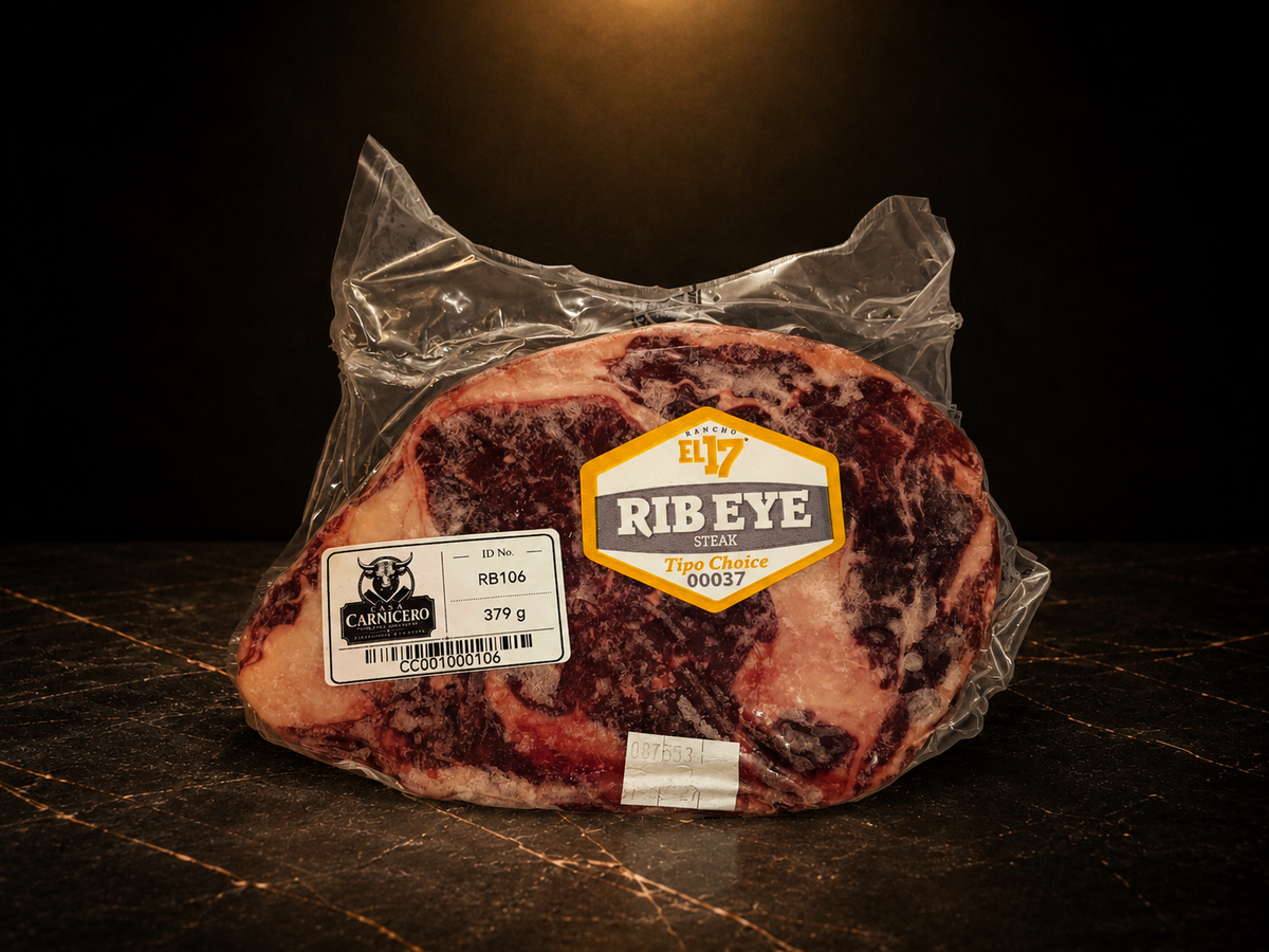 Foto real de Rib Eye 0,379 kg - RB106 - Casa Carnicero