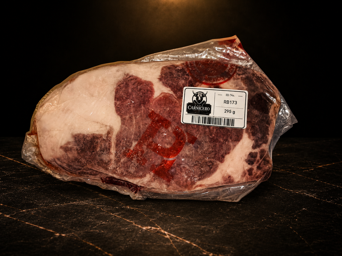 Foto real de Rib Eye 0,295 kg - RB173 - Casa Carnicero